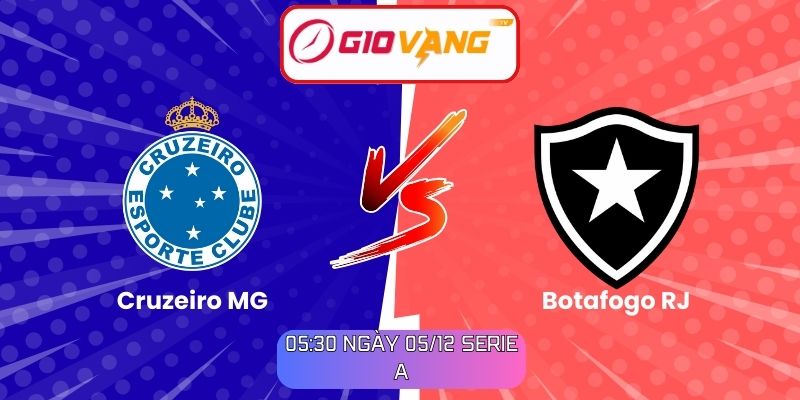 Soi kèo Cruzeiro MG vs Botafogo RJ